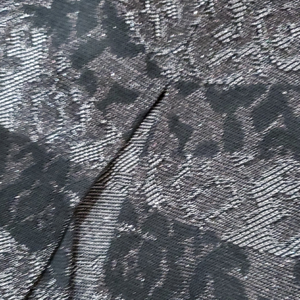Ming Wang Black Lace Jacket with Gray Sleeveless Top - Picture 8 of 13